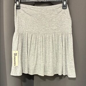 No Boundaries Light Gray Women's Skirt
